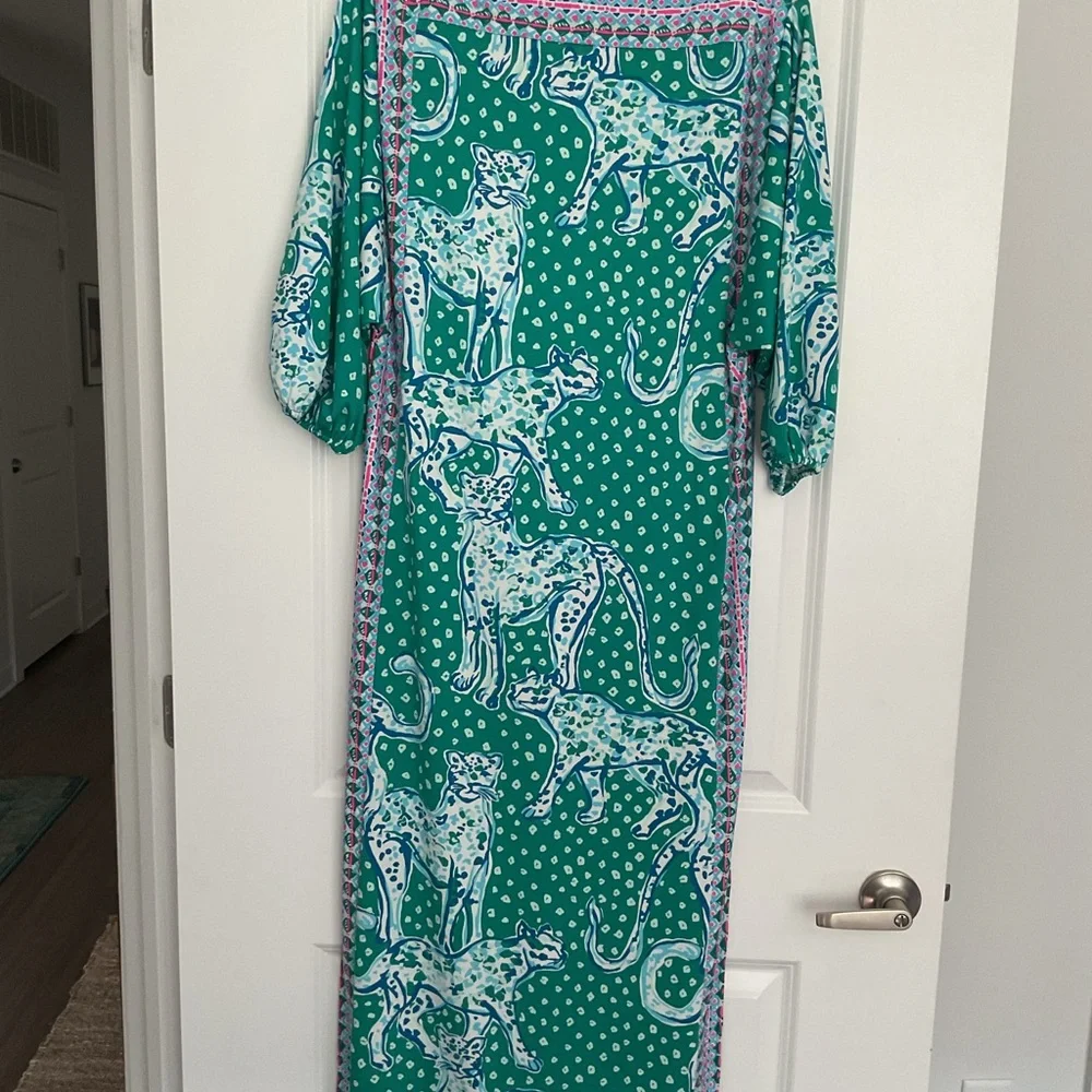 Lilly Pulitzer “ On the Prowl” maxi S4 dress - Picture 2 of 7